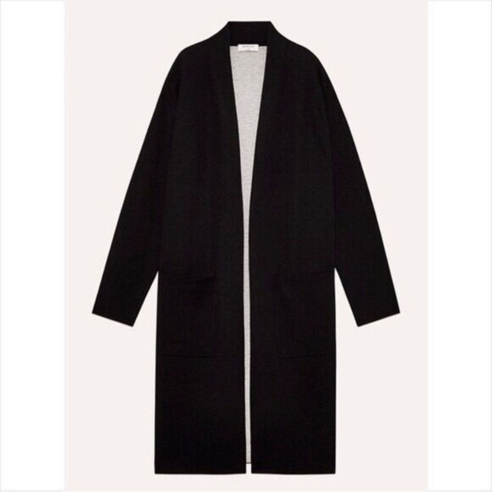 Aritzia Babaton Women's Wool Cardigan, Black, Sz M